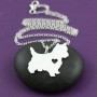 lantisor cu medalion westie